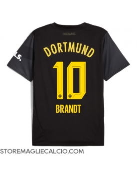 Borussia Dortmund Julian Brandt #10 Maglia Gara Trasferta Repliche 2024-25 Maniche Corte